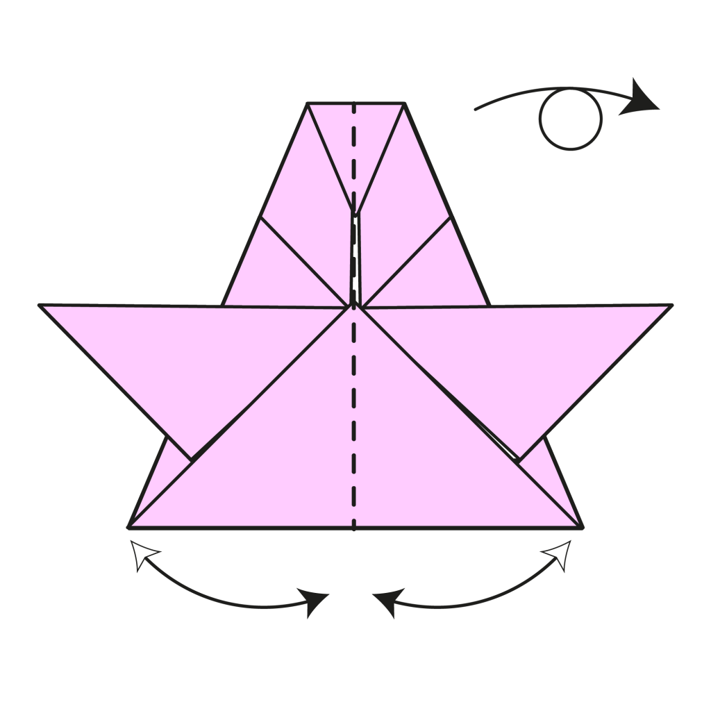 origami angel diagram step 11