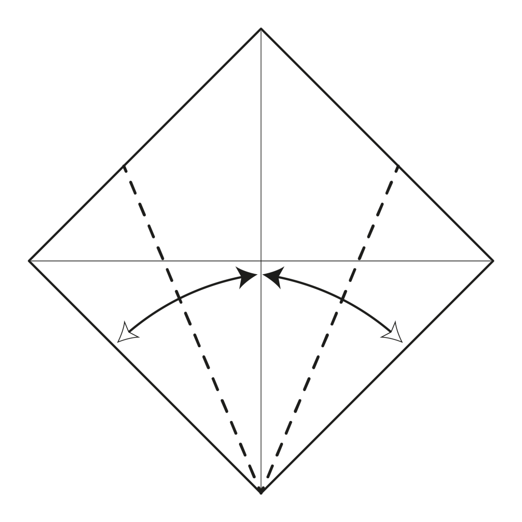 origami angel diagram step 2
