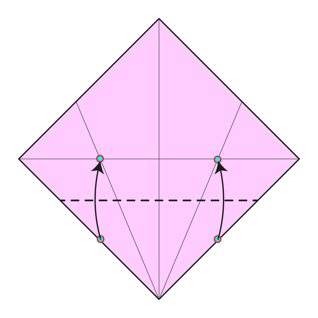 origami angel diagram step 4