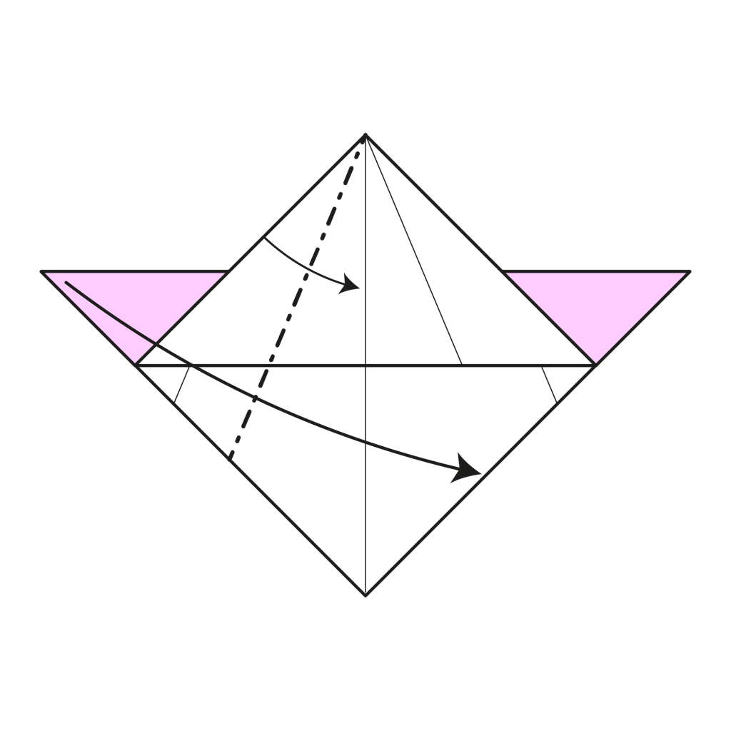 origami angel diagram step 6