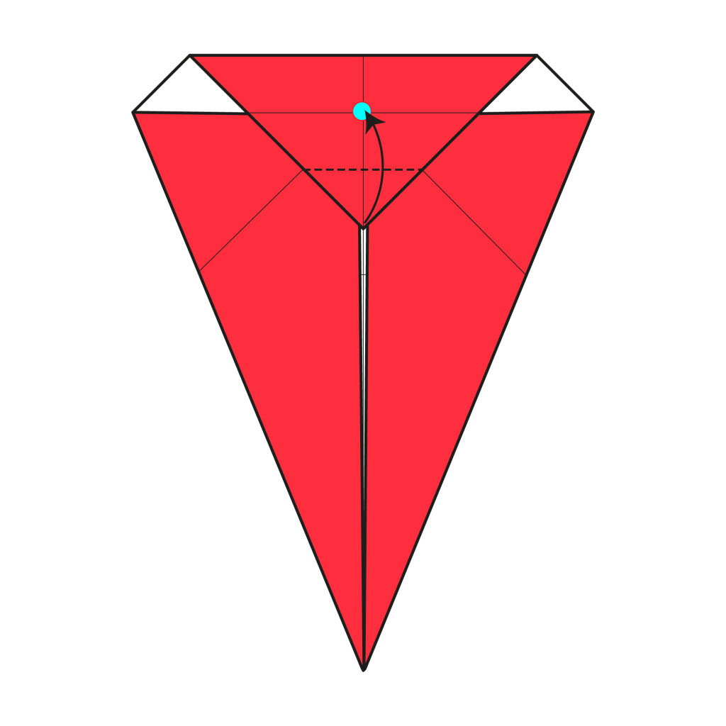origami santa diagram step 5